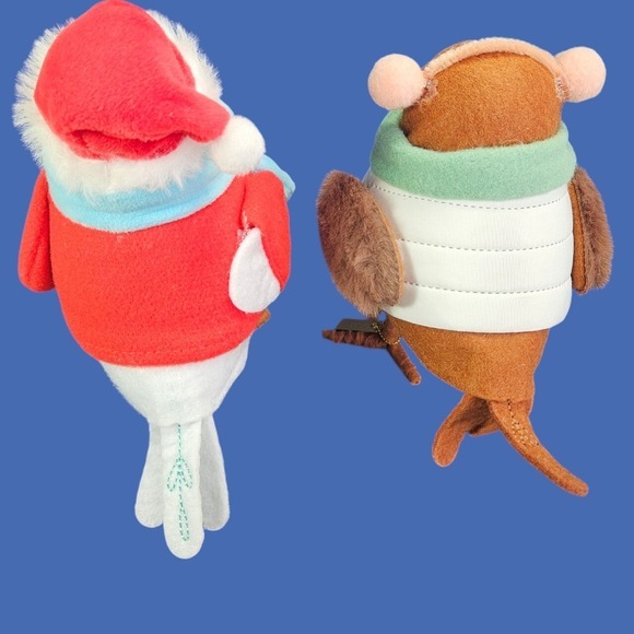 Spritz Crinkle and Wafer Featherly Friends Xmas and Winter Bird Felt Fabric 2023 - Picture 3 of 8